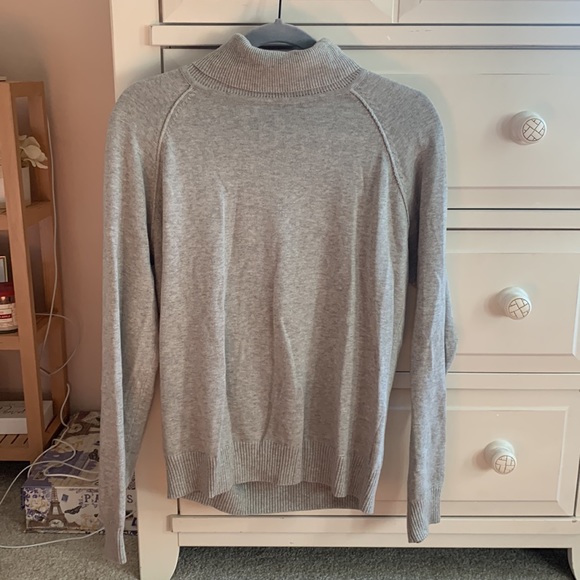 JEANNE PIERRE Sweaters - Womens light gray turtleneck sweater